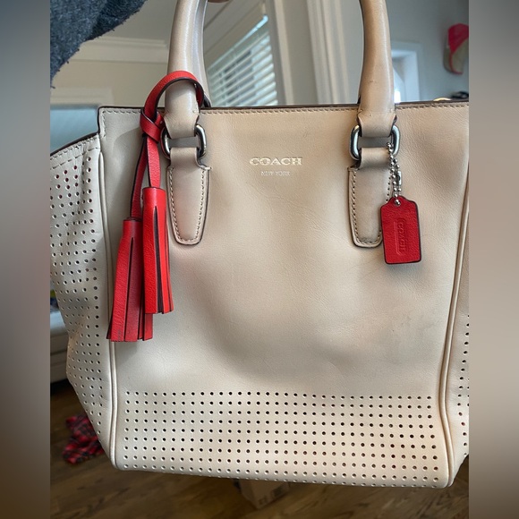 Coach Mini Tanner Top Handle Light Pink/Tan - Picture 7 of 12